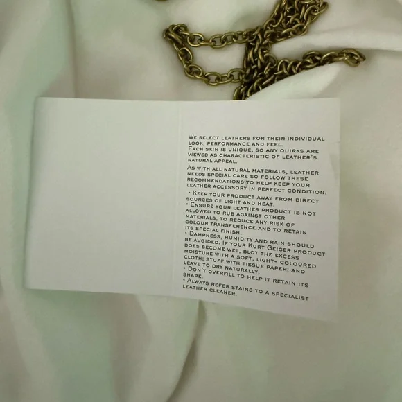 💜🩵RARE FIND!!! Kurt Geiger London Party Eagle Clutch With Removable Chain NWT 🩵💜 - Picture 8 of 12